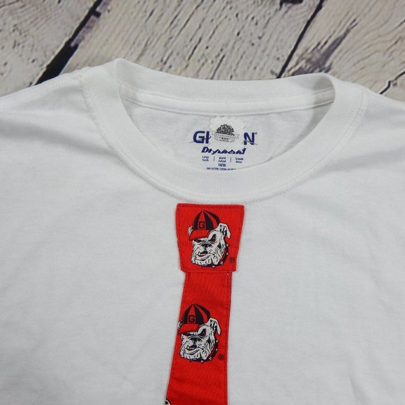 GO DAWGS! T-shirt with custom UGA tie - Picture 2 of 6